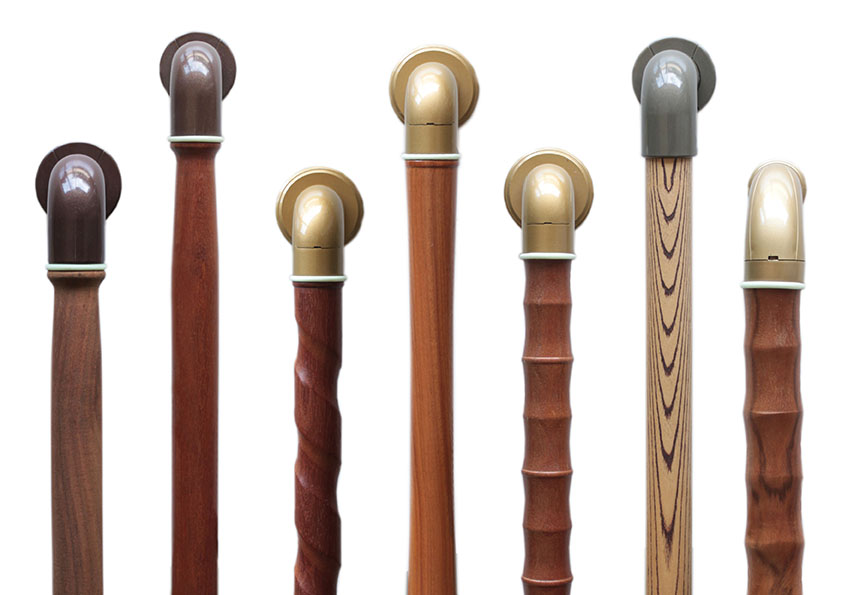 Building & Furniture Hardware / Handrail / Wooden Grab Bar Fitting