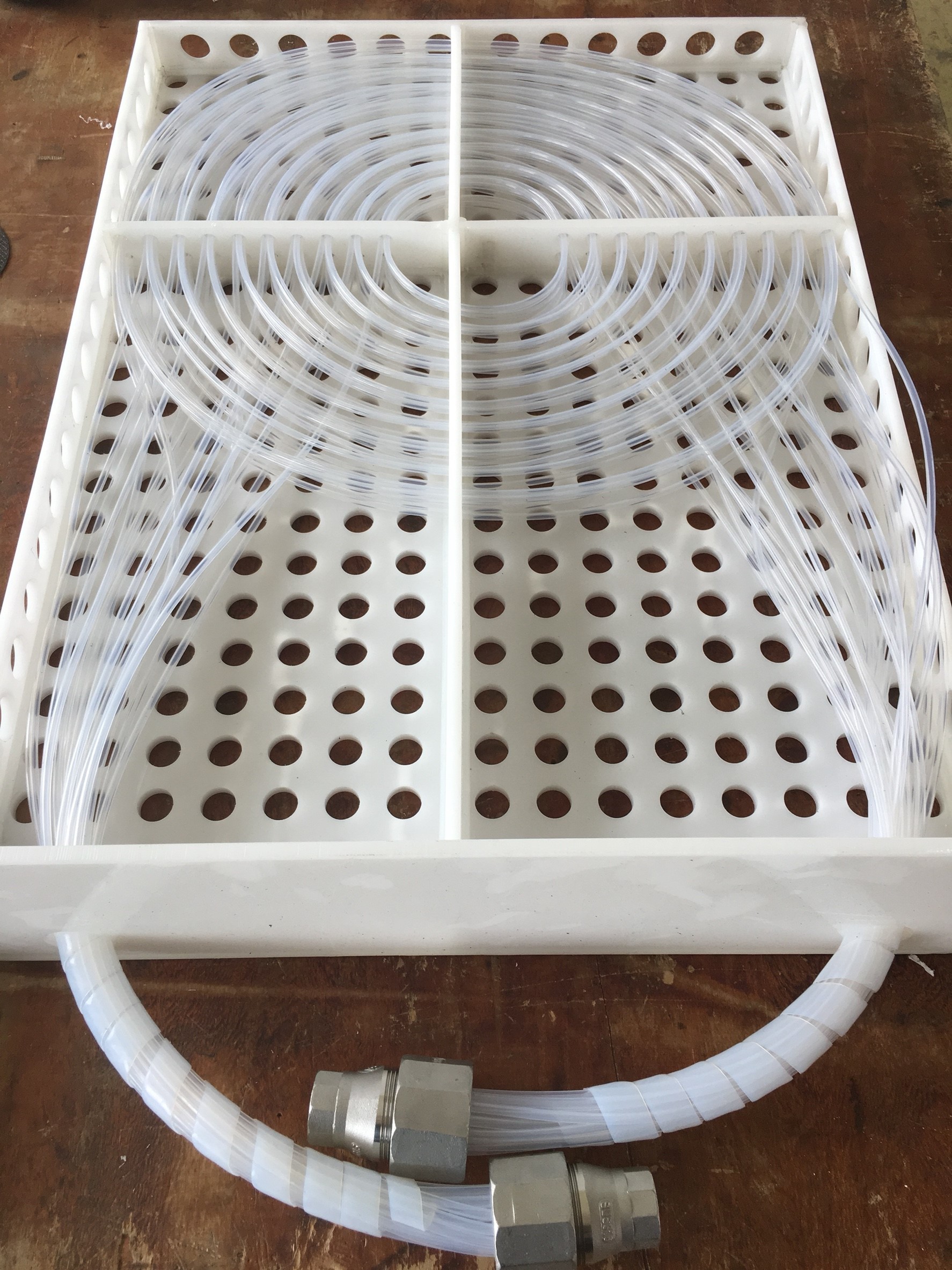 Tefloncooled heat exchanger/Teflon Heater