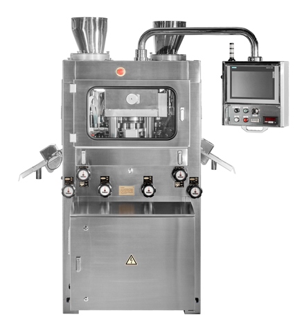 Tablet manufacturing machine designed for efficient production