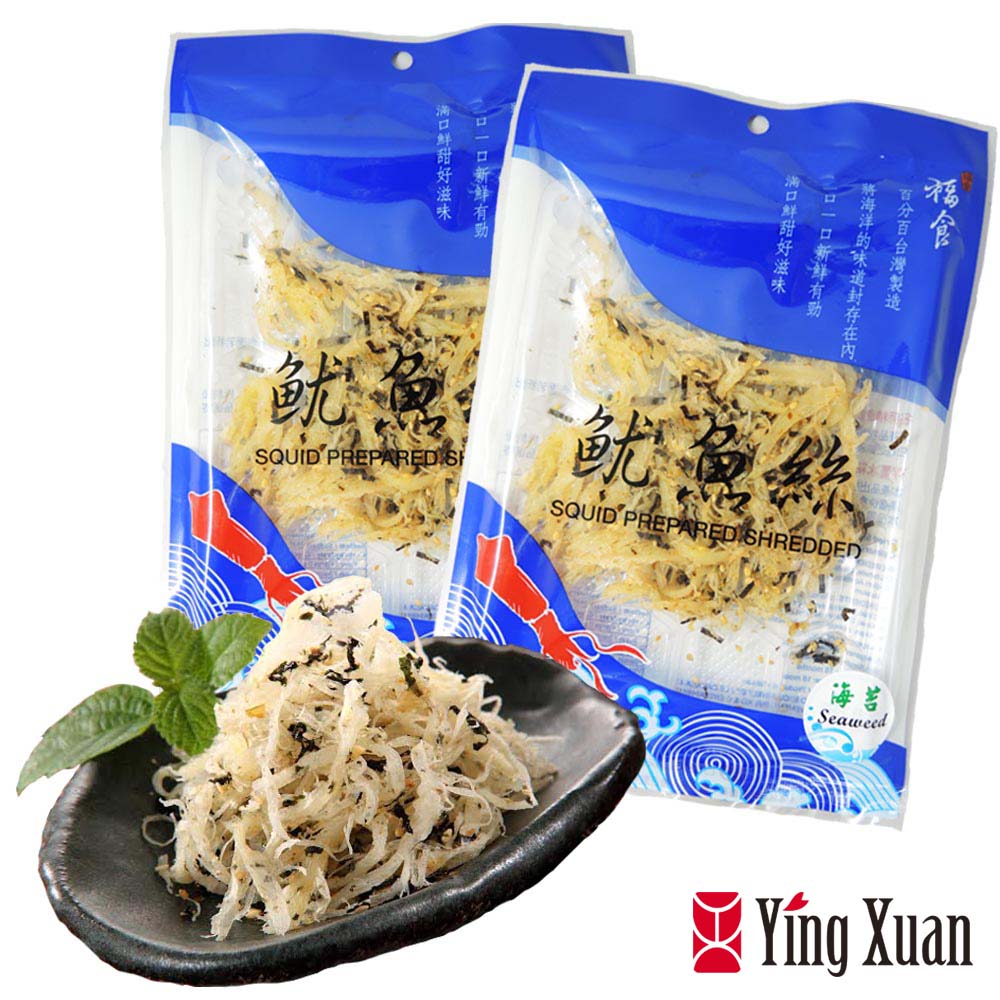 Prepared Shredded Squid Seaweed Flavor