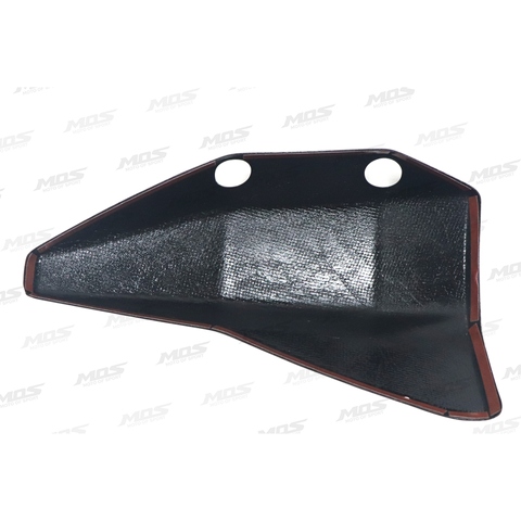 MOS Carbon Fiber Exhaust Rain Cover (Upper) Epoxy Resin Coated For Kymco AK550