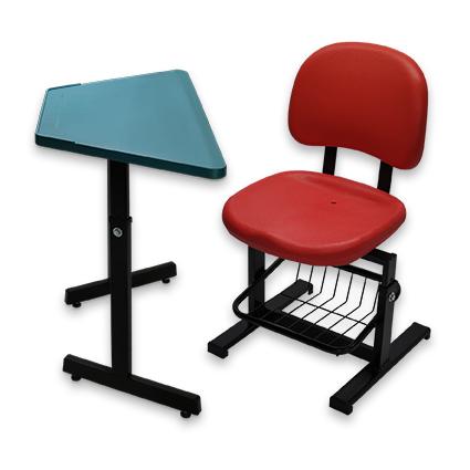 109H-1 Trapezoidal Student Desk and Chair