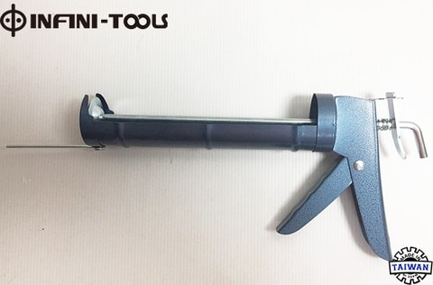 Economy Type Smooth Rod Silicone Caulking Gun 310 ml with Seal Punch ...