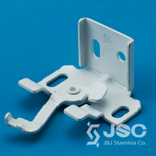 Swivel bracket, plated, for head rail 25mm blind parts for