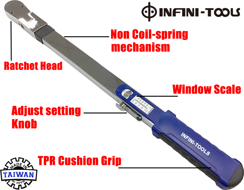 Precision Instruments Flexible SplitBeam Torque Wrench, 70350 NM