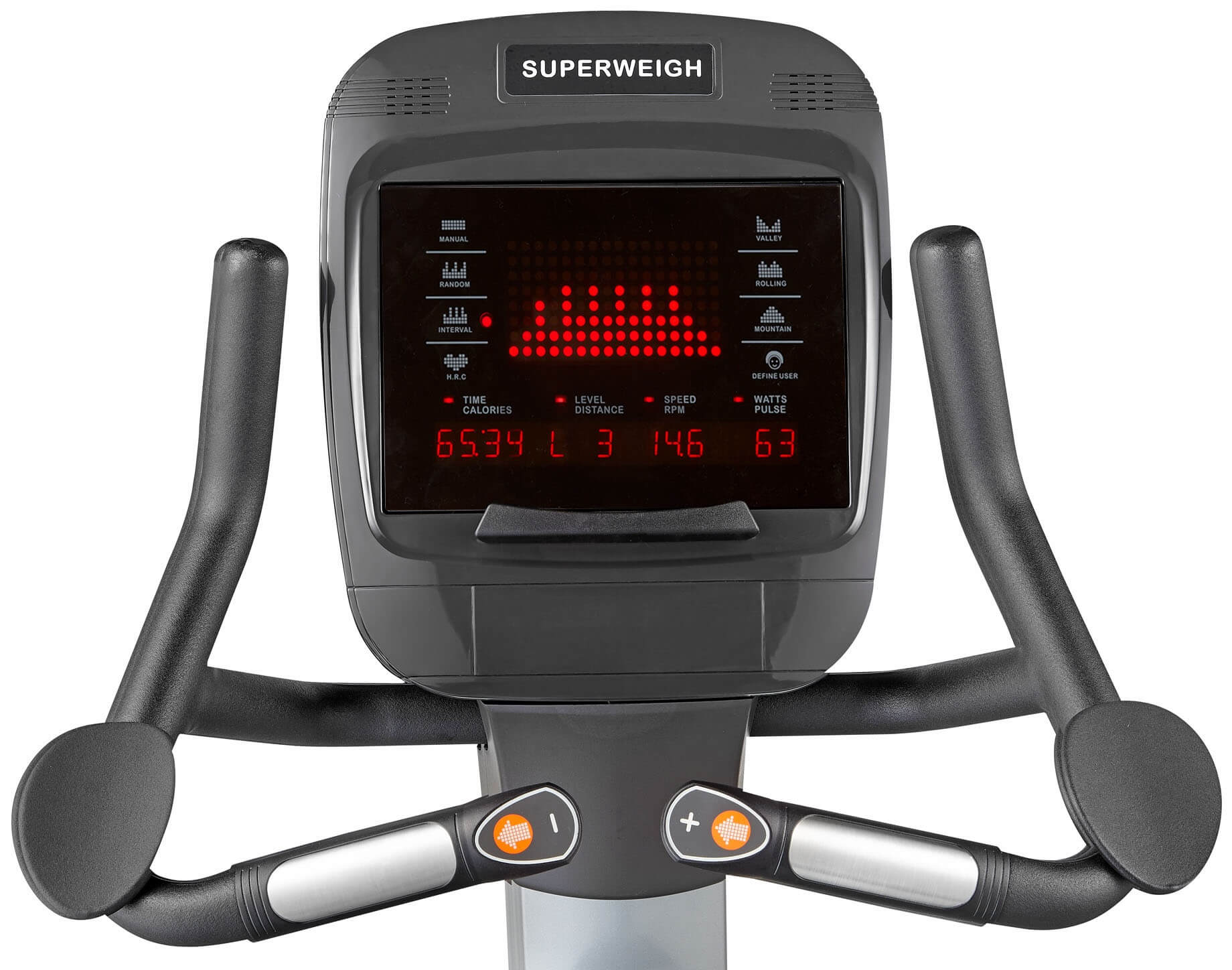 spin bike display console