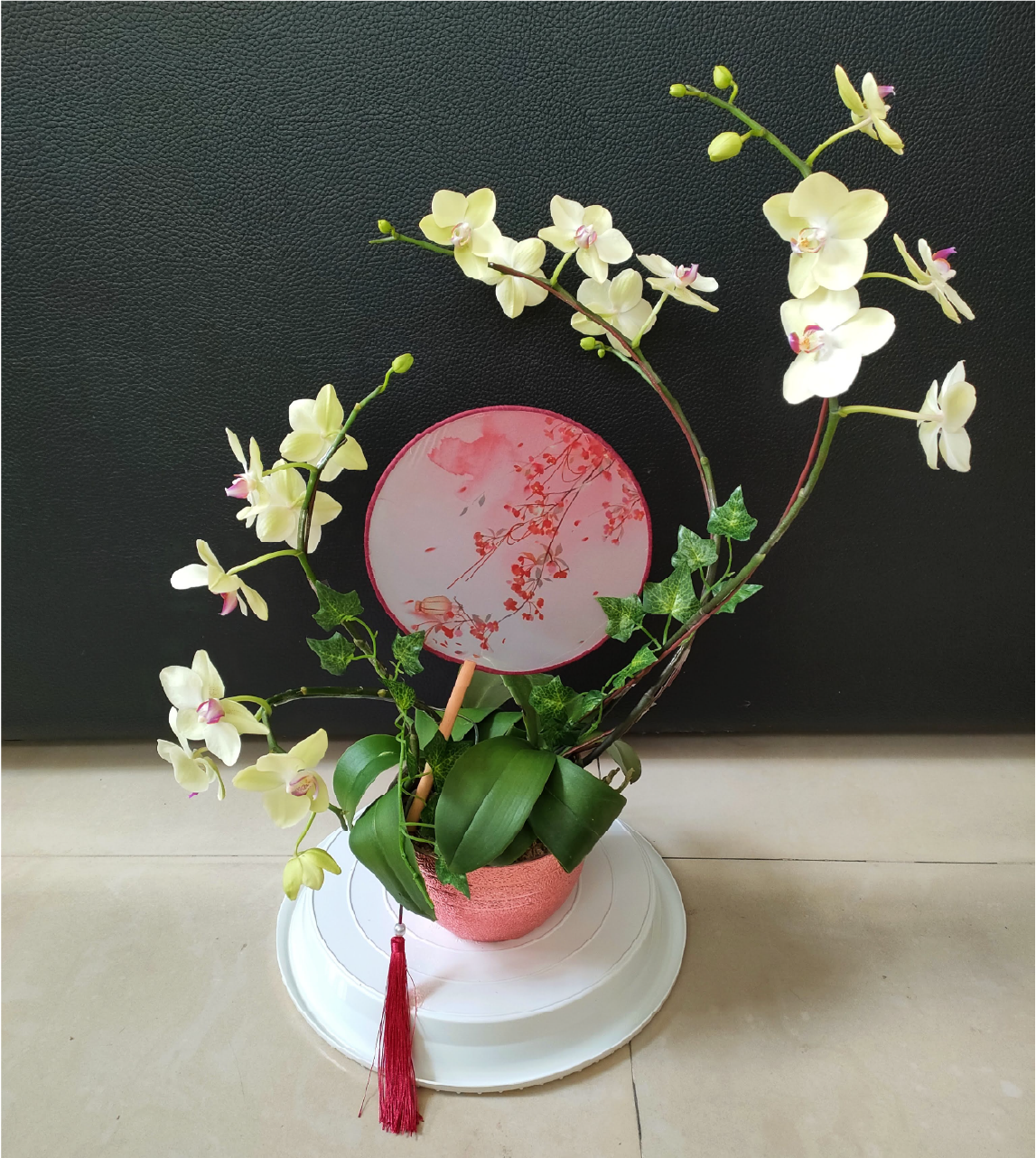 Reunion under the Moon — orchid arrangement