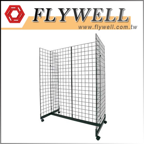 H-Unit Metal Grid Wall Display Organizer System