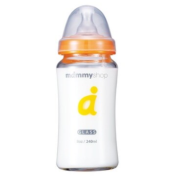anti colic glass feeding bottle