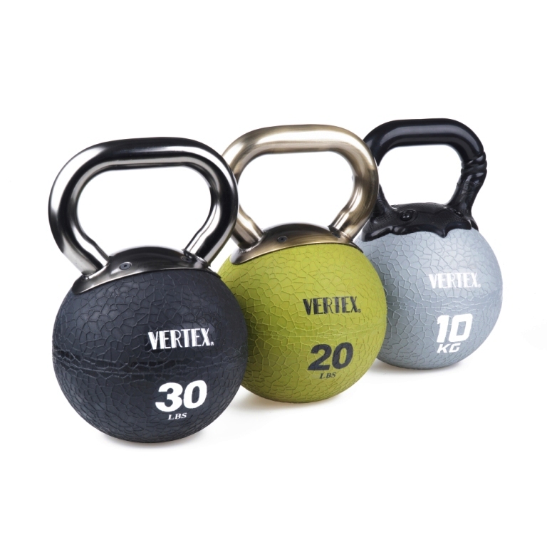 Rubber Kettlebell Medicine Ball, with PP handle RENE SPORT GOODS CO