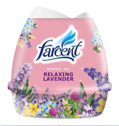 Flower shape scented gel