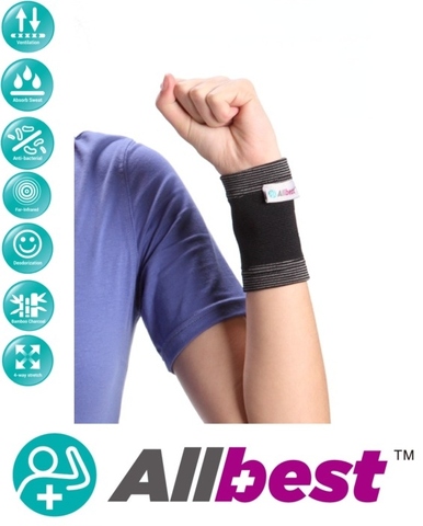 Bamboo Charcoal Elastic Sports Wrist  Elbow Brace