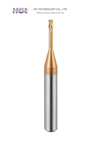 Long Neck Corner Radius Dental End Mill CoCr.Titanium