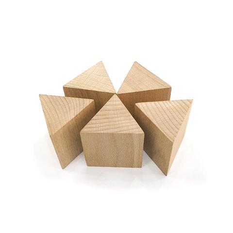 triangle wood block