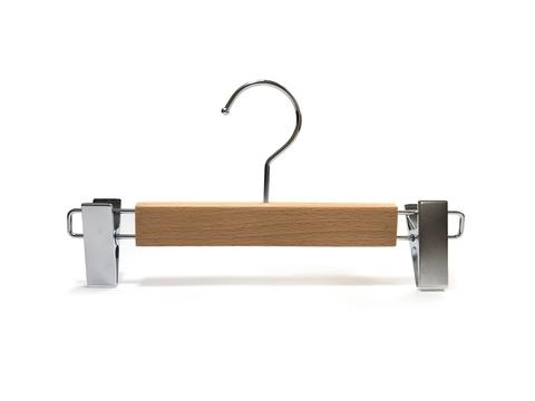 Trouser hanger, transparent color, natural grain