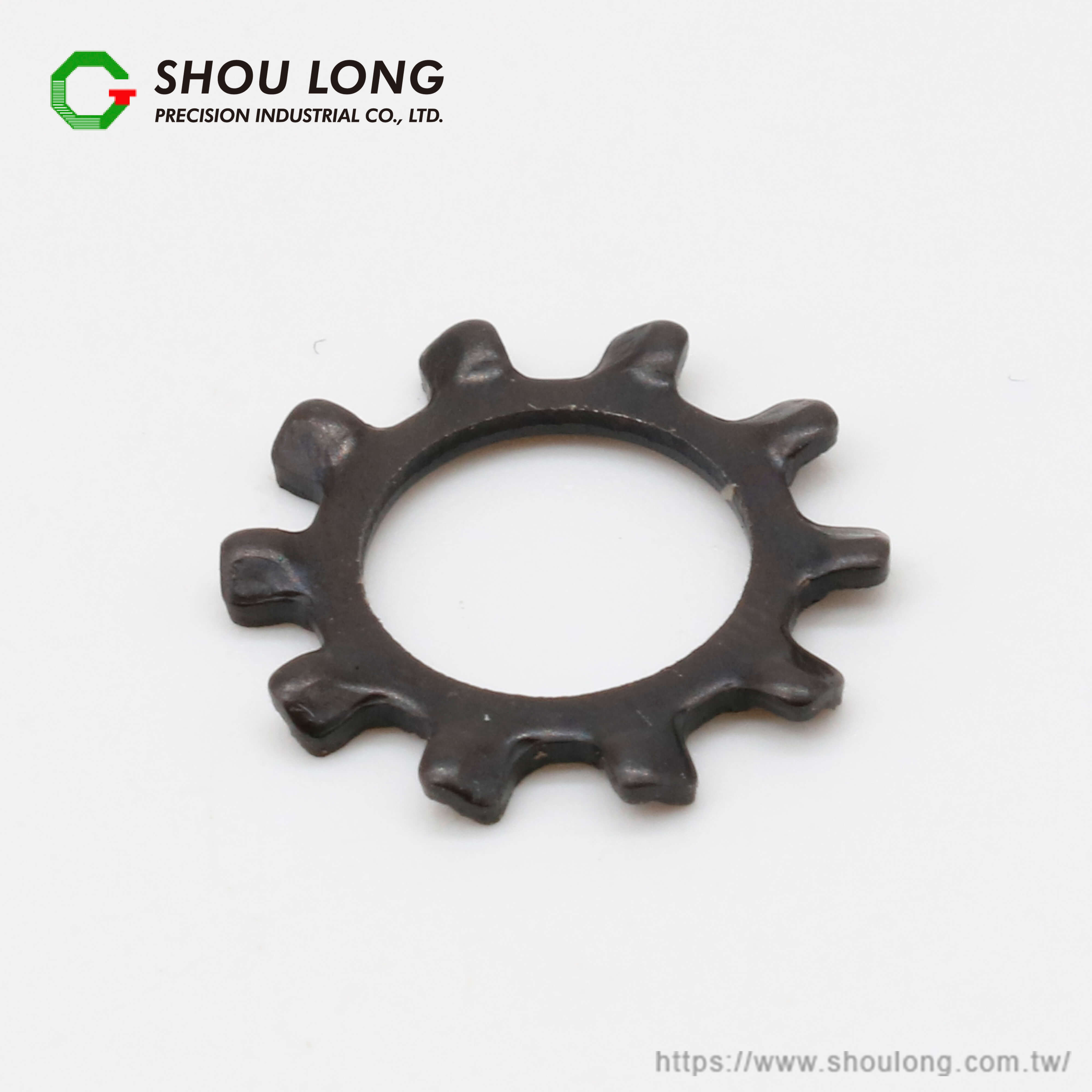 Medium Carbon Steels 50C Black Oxide Toothed Lock Washers