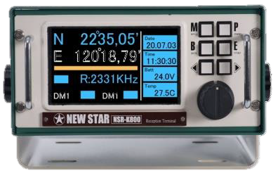 NSR-K800 Receiver, Decoder & Display (GPS Sel-Call Radio Buoy System)