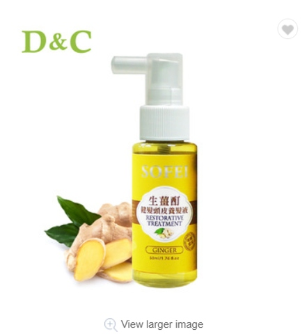 Ginger Hair Regrowth Treatment Scalp Tonic Spray Vitamins For Hair