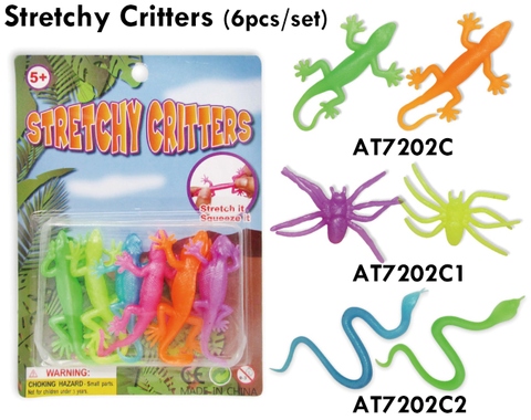 STRETCH LIZARD (6PCS/SET)