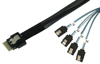 Cavo MCIO 38 Pin X4 A 4 X SATA 7 Pin – 60 Cm – Micro SATA Cables