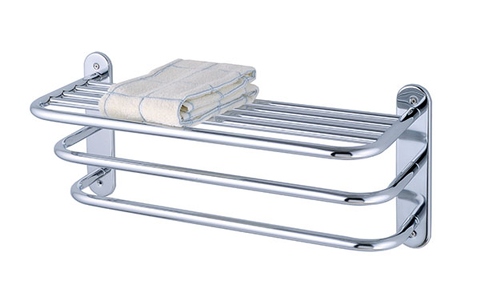 Wall Mounted Chrome Towel Holder,