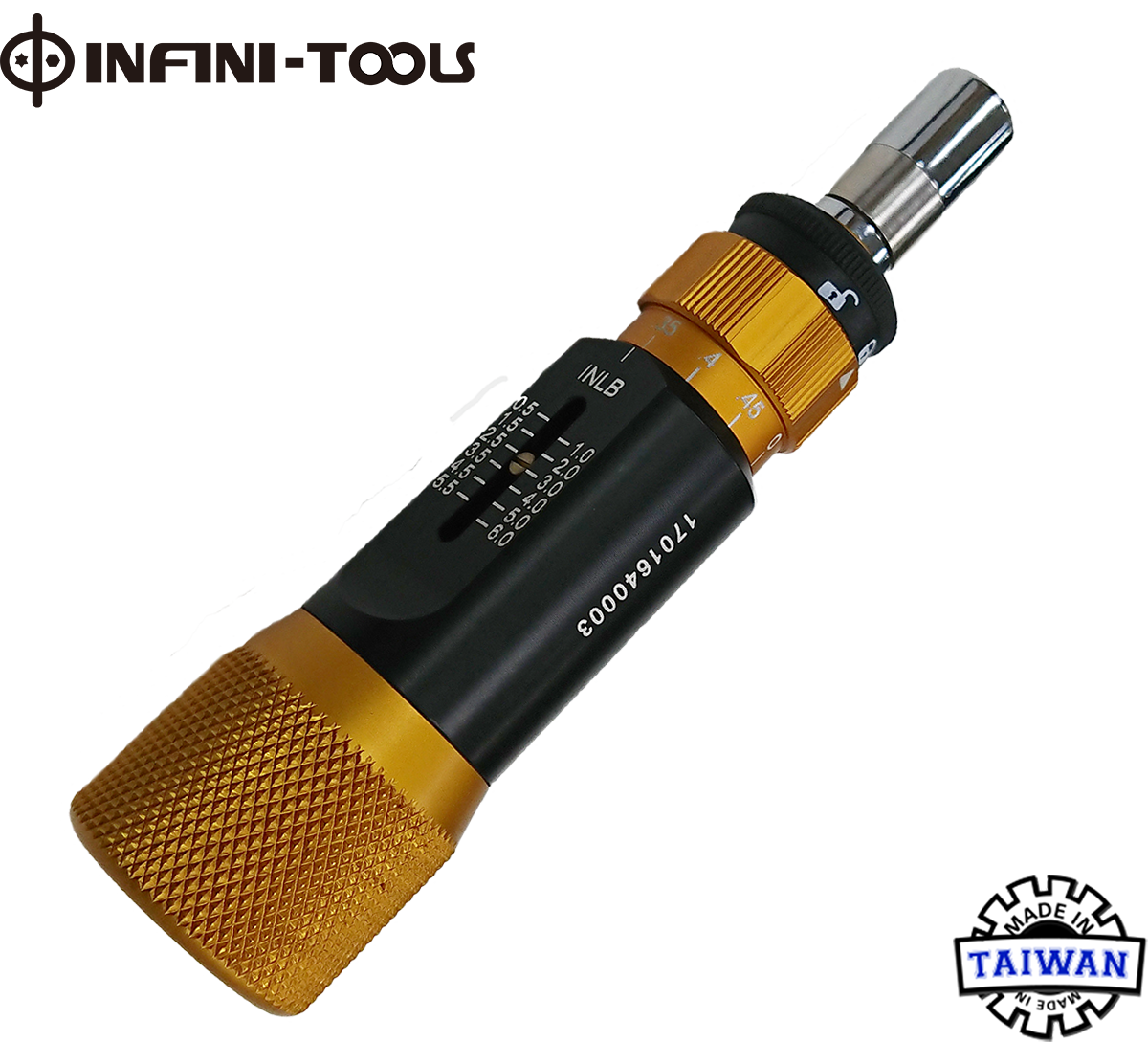 Adjustable Hex. Dr. Mini Torque Screwdriver Torque Range 0.050.6Nm