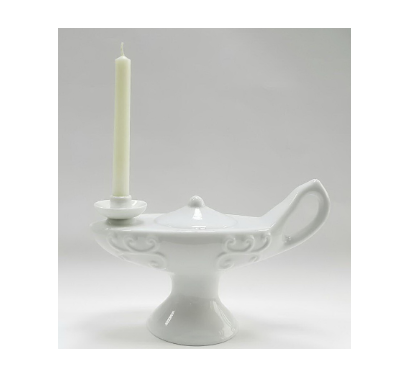 Nursing Lamp with Wax Candle