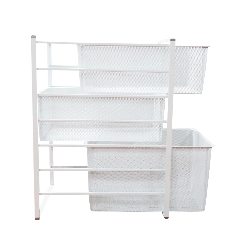 Wardrobe Storage System Sliding Mesh Basket Kit Taiwantrade