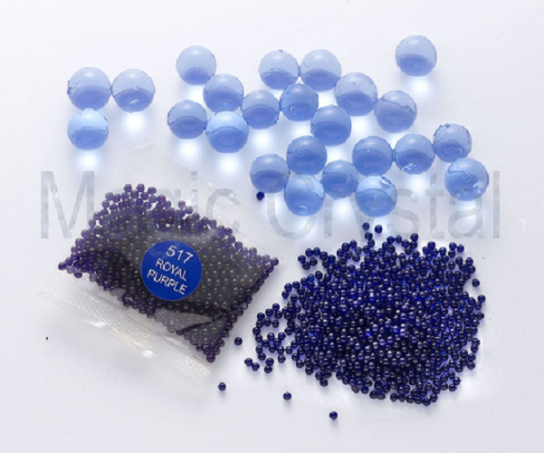 Water expandable Beads 517 Royal Purple