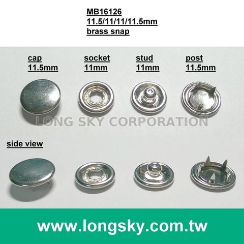 Metal Cap Prong Snap Buttons & Snap Fasteners | Taiwantrade.com