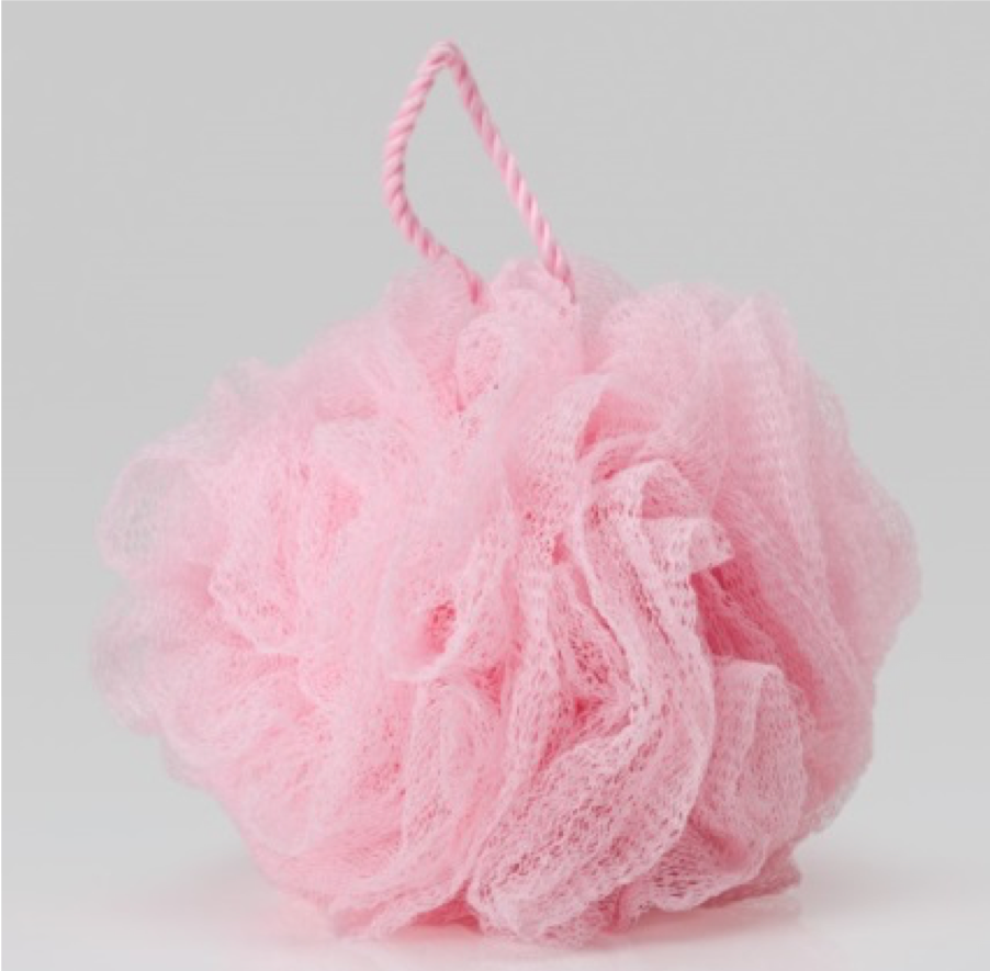 50g Soft Exfoliating Mesh Bath Spongepink