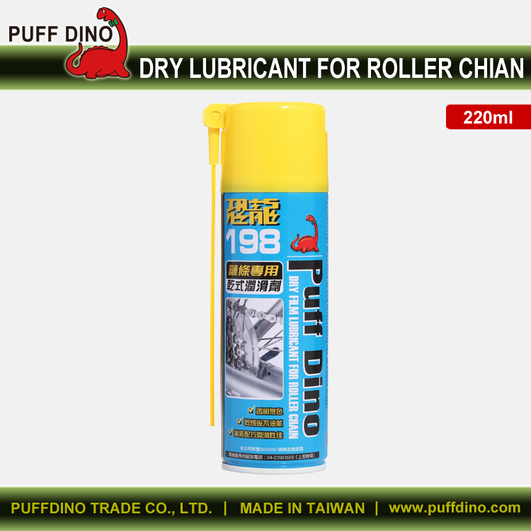 198 Dry Lube For Roller Chain 220ml (Chain Lubricant, Chain Lube, Chain