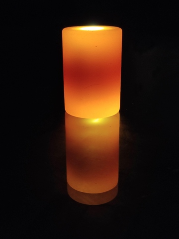 Real Wax Rechargeable Led Candle Light-Flip type (  Flip control / 15 hrs / M size)