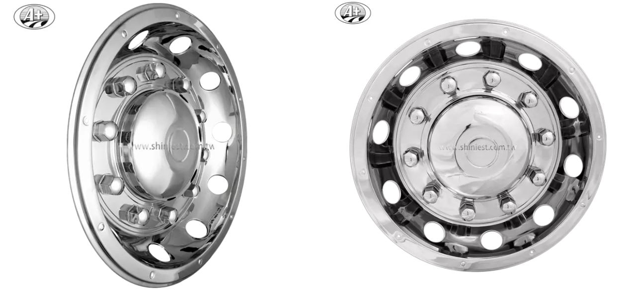 22.5 inch T304 Stainless Steel Wheel Trim Cover For Truck and Bus