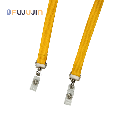 Double Sided Polyester Lanyards for ID Badges with pvc