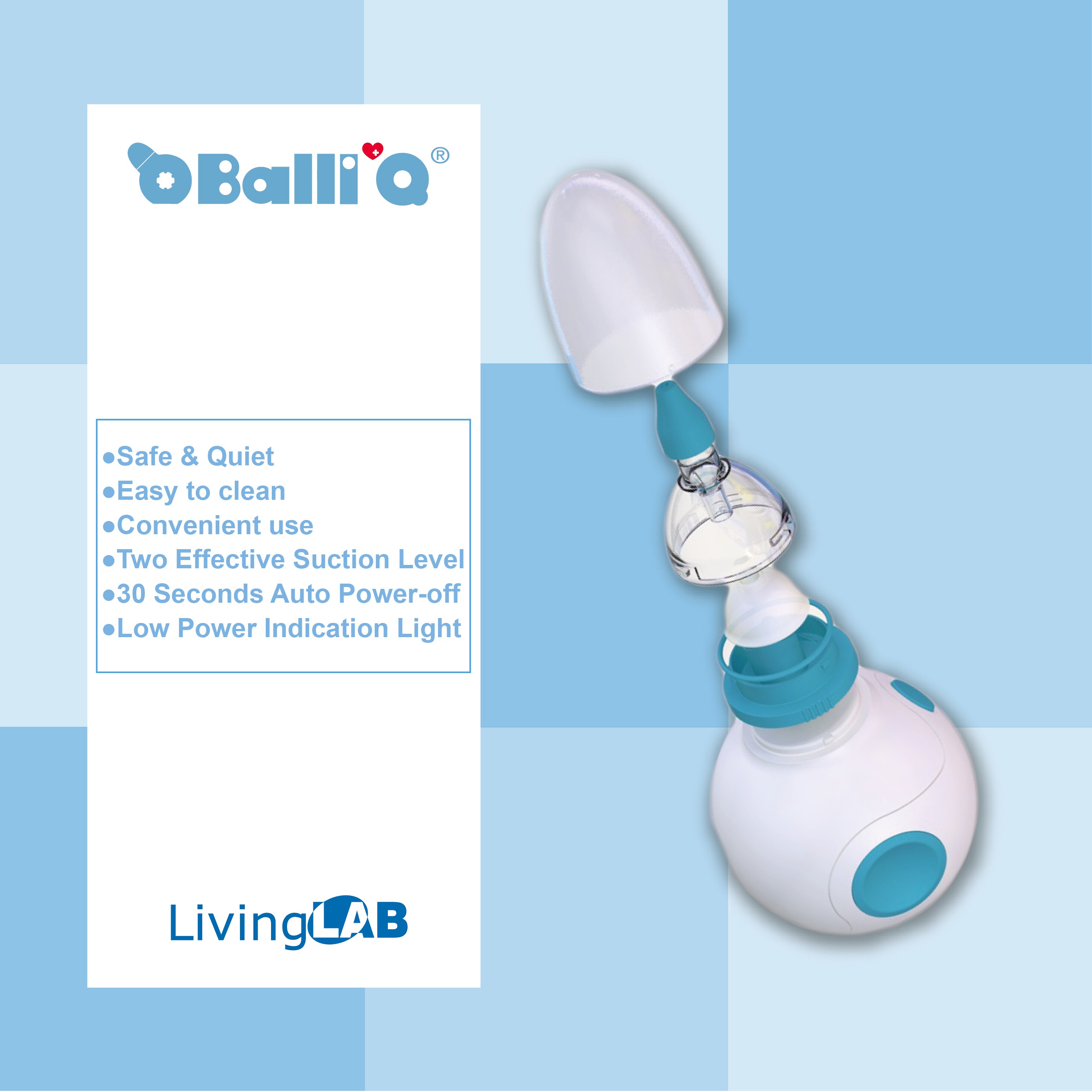 Electronic Nasal Aspirator ISO 13485 LIVING LAB CO., LTD.