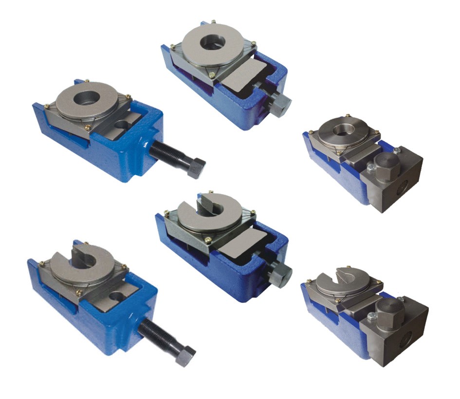 Level regulators/leveling pads/wedge mounts for high precision or huge