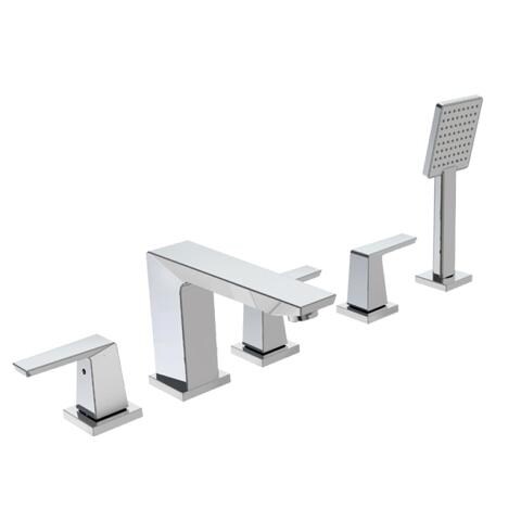 Crisscross 5 Pc Roman Tub Filler Faucet Ncip Inc