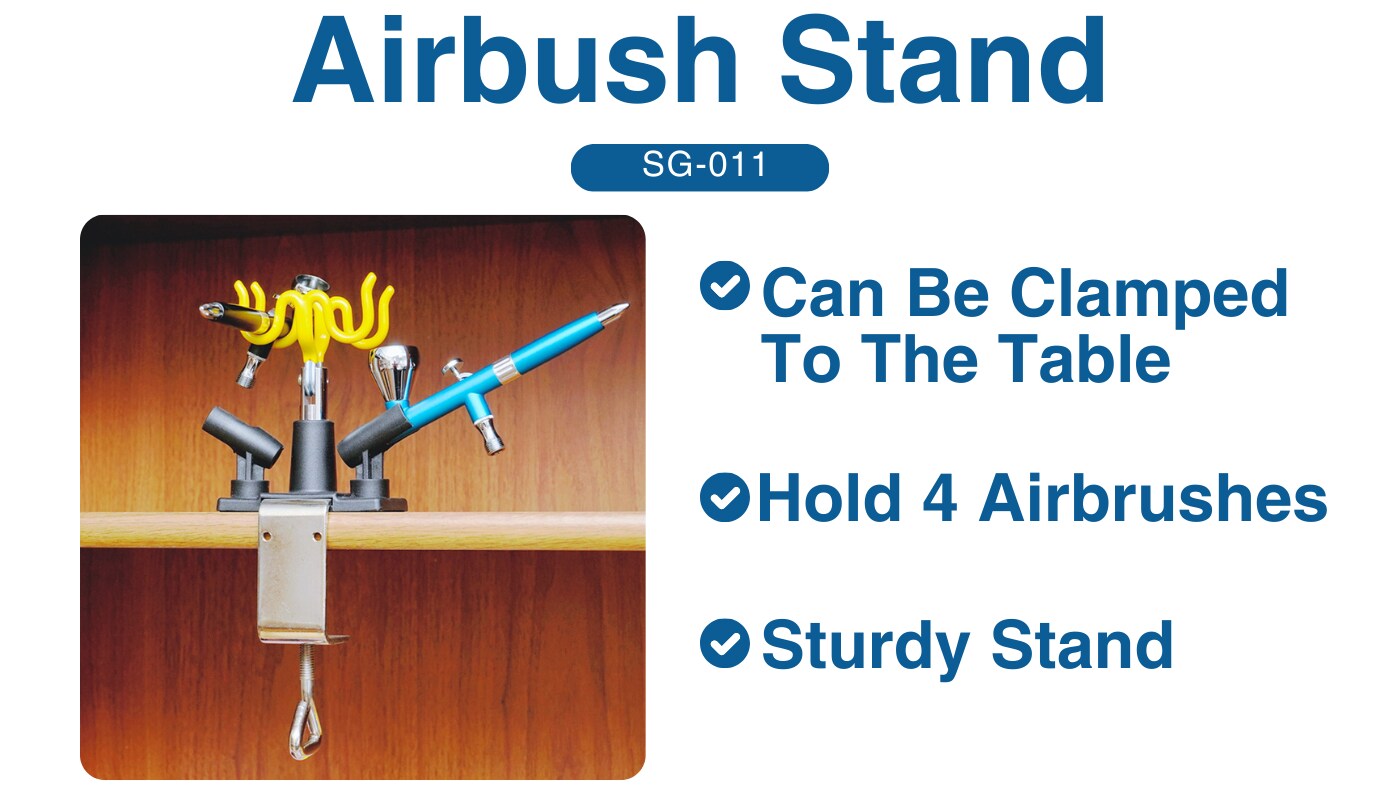 Airbrush holder stand description