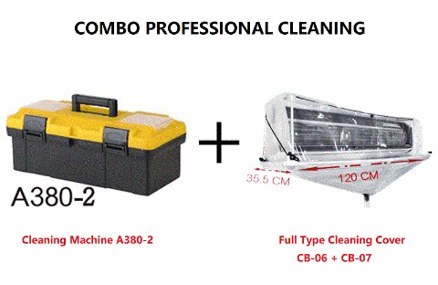 Kingpump professioneller Kombinations-Reiniger A380-2 + CB-08