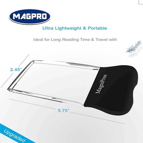 book reading magnifier with light