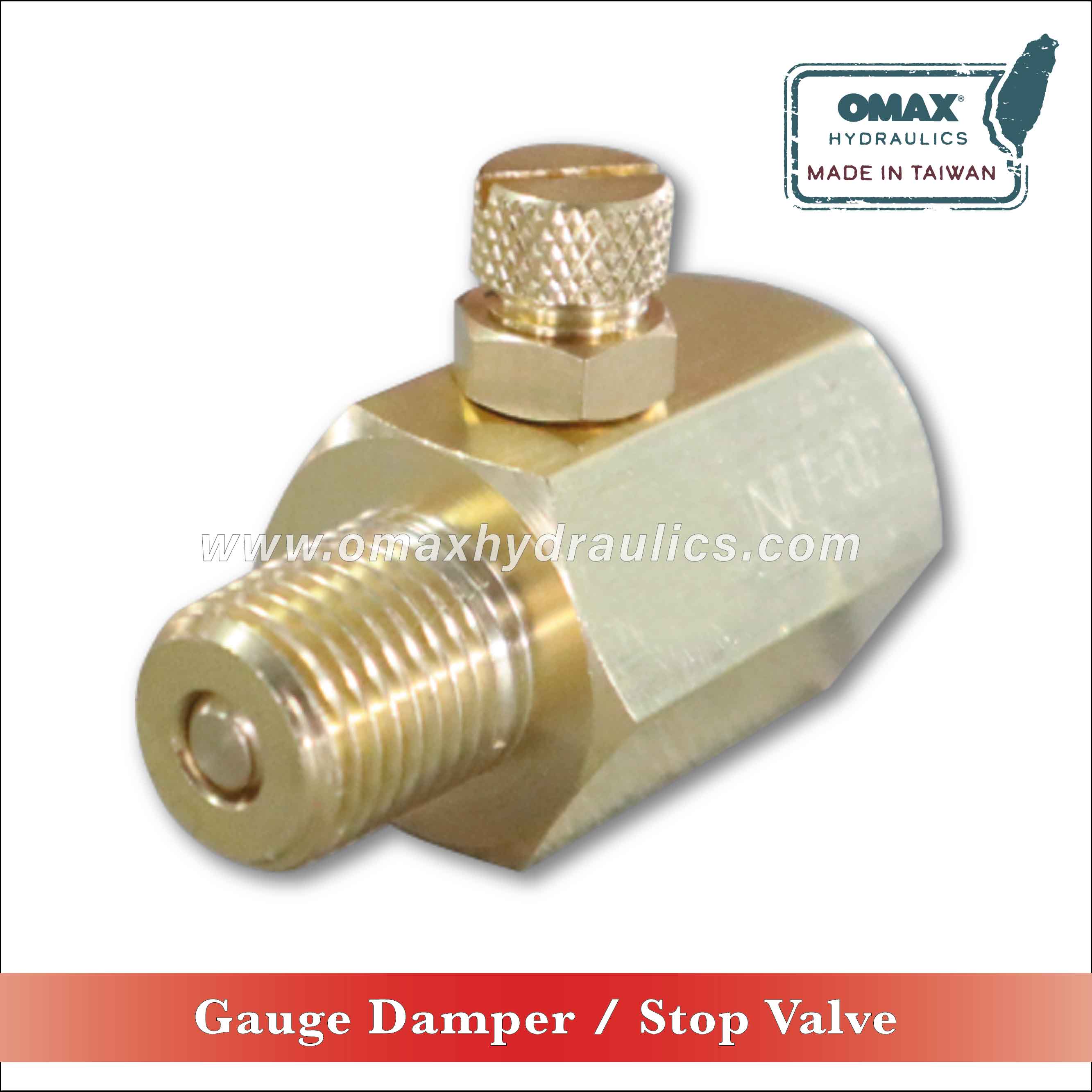 [NU] Hydraulic Stop Valve Manometer Pressure Gauge Damper | Taiwantrade