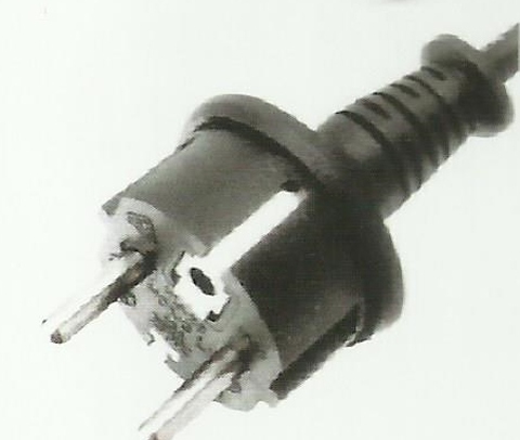 2 Round pin AC Plug