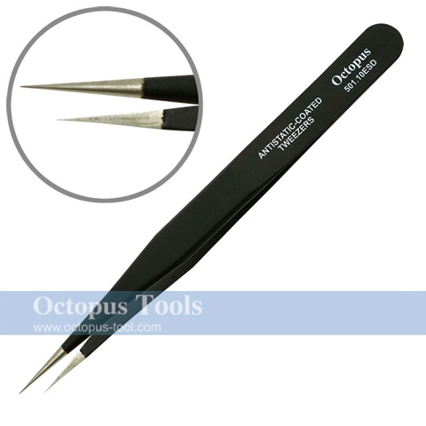 ESD-safe Stainless Steel Non-Magnetic Tweezers