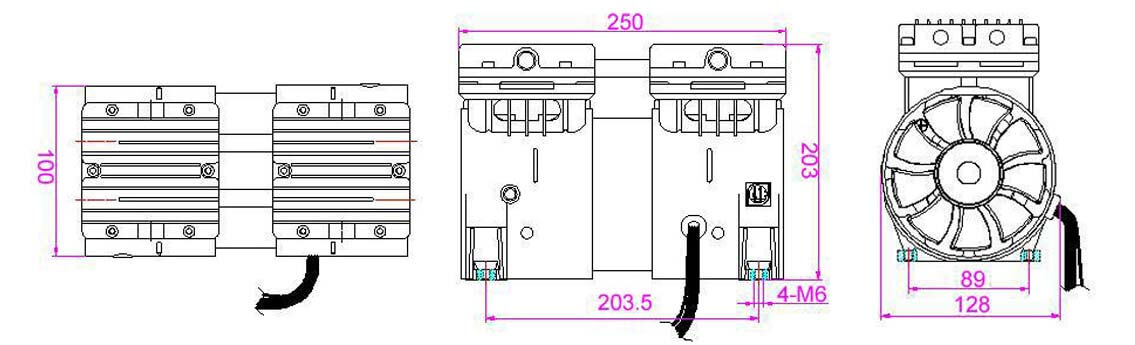 UN-200V-Dimensional-drawings