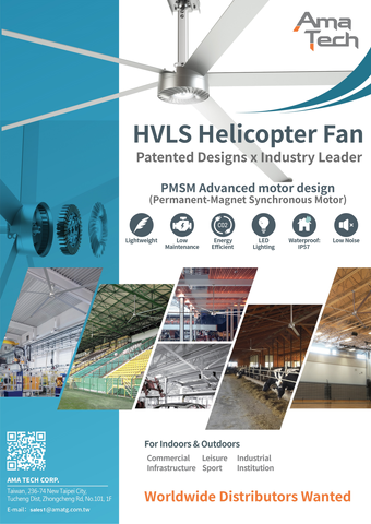 Energy Saving Industrial Ceiling Fans Large Air Volume HVLS Fans with 5 Blades