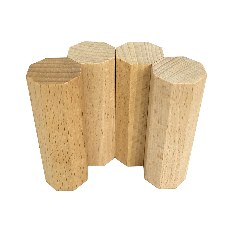 25*25*75mm Plain Wood Octagonal prism Blocks | Taiwantrade.com