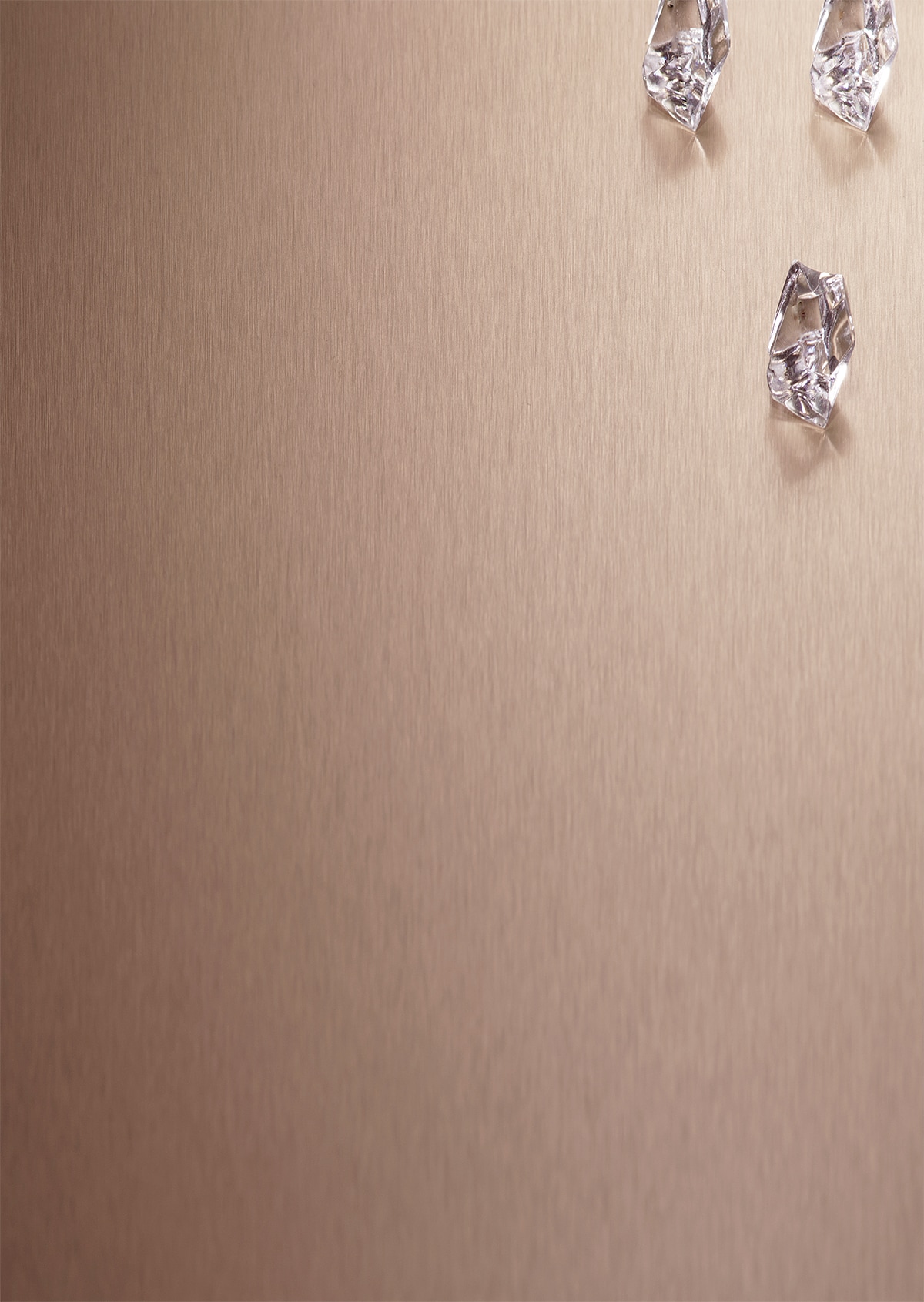 Sunflower Metal Laminates sheets/Rose Gold/Copper metal aluminum brushed HPL