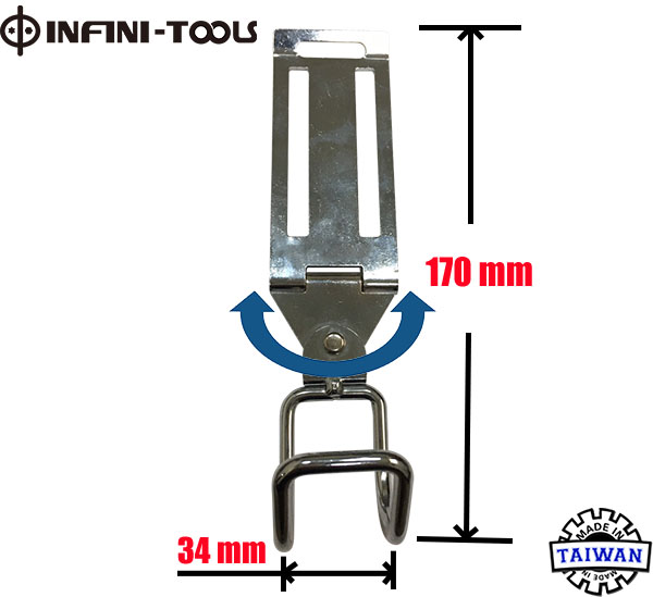 Metal Belt Mount Clip Tool Holder Hanger,Werkzeughalter Gürtelhaken