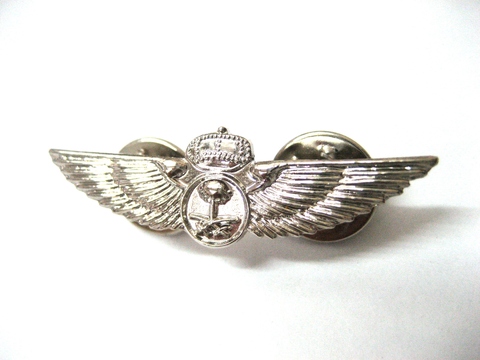 Security silver Metal Badge